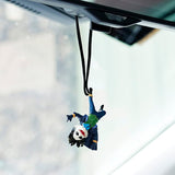 Joker Clown Car Pendant – Rear View Mirror Hanging Charm, Unique Interior Decoration