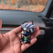 Kakashi Car Hanging Ornament – Rear View Mirror Decoration for Anime Fans, Interior Accessories for Cars